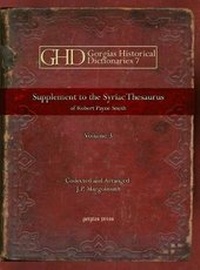 Enlarge image Cover: Syriac Thesaurus (Vol 3) - Gorgias Press