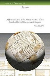 Enlarge image Cover: Purim - Gorgias Press