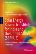 Cover: Solar Energy Research Institute for India and the United States (SERIIUS) - Springer