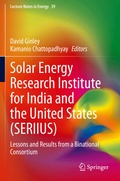 Cover: Solar Energy Research Institute for India and the United States (SERIIUS) - Springer