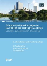 Abbildung von: Erfolgreiches Umweltmanagement nach DIN EN ISO 14001:2015 und EMAS - DIN Media