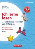 Cover: Ich lerne lesen - ...und richtig schreiben von Anfang an - Klasse 1 - Cornelsen P&auml;dagogik