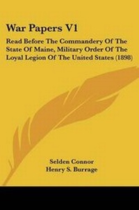 Enlarge image Cover: War Papers V1 - Kessinger Publishing