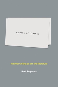 Enlarge image Cover: absence of clutter - MIT Press