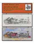 Cover: Iron Horse Art Coloring Book - Sweetwater Stagelines