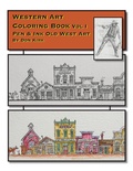 Cover: Western Art Coloring Book - Sweetwater Stagelines