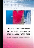 Cover: Linguistic Perspectives on the Construction of Meaning and Knowledge - Cambridge Scholars Publishing