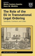 Cover: The Role of the EU in Transnational Legal Ordering - Edward Elgar Publishing