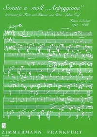 Abbildung von: Sonate a-Moll "Arpeggione" - Musikverlag Zimmermann