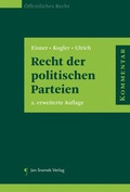 Cover: Recht der politischen Parteien - Jan Sramek Verlag KG