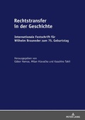 Cover: Rechtstransfer in der Geschichte - Peter Lang Verlag