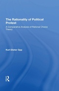 Cover: The Rationality Of Political Protest - Routledge