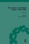 Cover: The Poetry of British India, 1780-1905 - Routledge