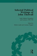 Cover: Selected Political Writings of John Thelwall Vol 1 - Routledge