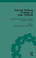 Cover: Selected Political Writings of John Thelwall Vol 4 - Routledge