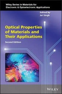 Enlarge image Cover: Optical Properties of Materials and Their Applications 2e - Wiley