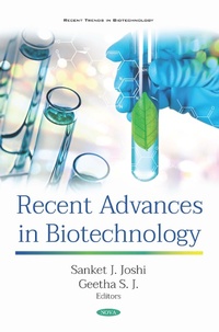 Enlarge image Cover: Recent Advances in Biotechnology - Nova Science Publishers Inc