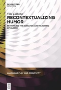 Cover: Recontextualizing Humor - De Gruyter Mouton