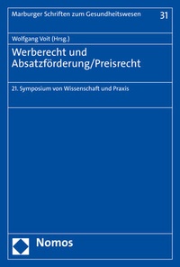 Abbildung von: Werberecht und Absatzförderung/Preisrecht - Nomos