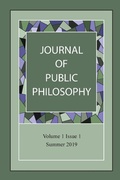 Cover: Journal of Public Philosophy - Public Philosophy Press