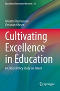 Cover: Cultivating Excellence in Education - Springer