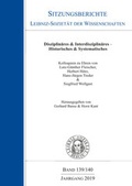 Cover: Disziplin&auml;res & Interdisziplin&auml;res - Histoerisches & Systematisches - trafo Wissenschaftsverlag