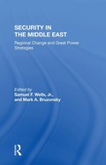 Cover: Security In The Middle East - Routledge