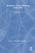 Cover: Womens Travel Writing 1750-185 - Routledge