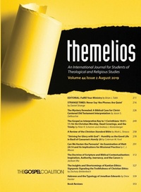 Enlarge image Cover: Themelios, Volume 44, Issue 2 - Wipf & Stock Publishers