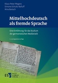 Cover: Mittelhochdeutsch als fremde Sprache - Erich Schmidt Verlag