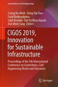 Enlarge image Cover: CIGOS 2019, Innovation for Sustainable Infrastructure - Springer