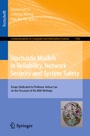 Cover: Stochastic Models in Reliability, Network Security and System Safety - Springer