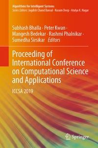 Enlarge image Cover: Proceeding of International Conference on Computational Science and Applications - Springer