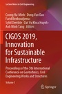 Cover: CIGOS 2019, Innovation for Sustainable Infrastructure - Springer