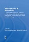 Cover: A Bibliography Of Afghanistan - Routledge