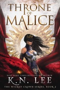 Cover: Throne of Malice (The Wicked Crown) - Dragon Roots Emporium
