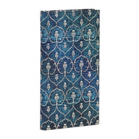 Abbildung von: Blue Velvet Slim Lined Journal (Elastic Band Closure) - Paperblanks