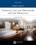 Cover: Criminal Law and Procedure for the Paralegal - Aspen Publishing