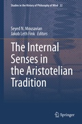 Cover: The Internal Senses in the Aristotelian Tradition - Springer