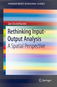 Enlarge image Cover: Rethinking Input-Output Analysis - Springer