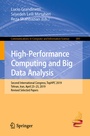 Cover: High-Performance Computing and Big Data Analysis - Springer