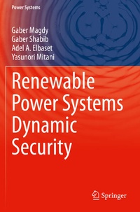 Enlarge image Cover: Renewable Power Systems Dynamic Security - Springer