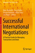Cover: Successful International Negotiations - Springer