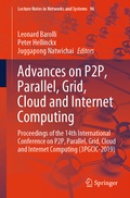 Cover: Advances on P2P, Parallel, Grid, Cloud and Internet Computing - Springer