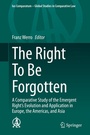 Cover: The Right To Be Forgotten - Springer