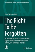Cover: The Right To Be Forgotten - Springer