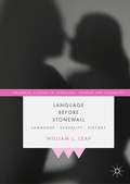 Cover: Language Before Stonewall - Palgrave Macmillan
