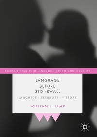 Enlarge image Cover: Language Before Stonewall - Palgrave Macmillan