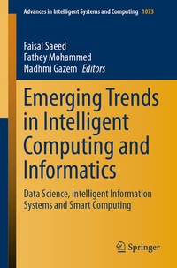 Enlarge image Cover: Emerging Trends in Intelligent Computing and Informatics - Springer