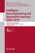 Cover: Intelligent Data Engineering and Automated Learning - IDEAL 2019 - Springer
